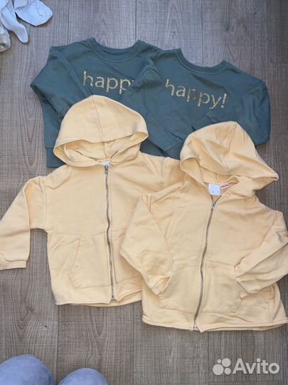 Пакет вещей для двойни 98-104 zara hm