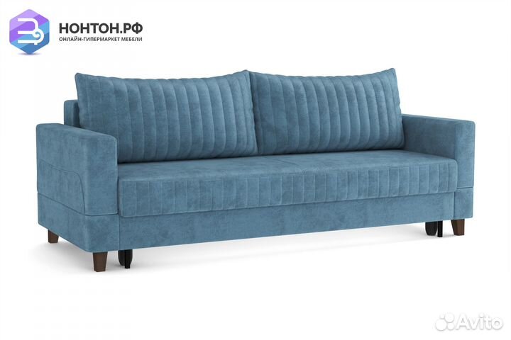Диван выкатной евромагнат бирюзовый