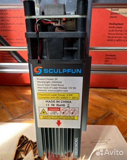Лазерный гравер sculpfun 6s pro