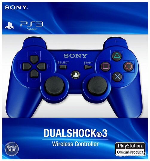 Джойстик для Sony PlayStation 3 DualShock 3 blue