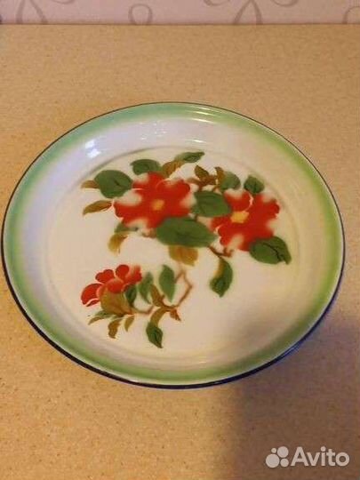 Эмалированное блюдо поднос