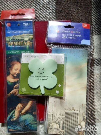 Блокноты, бумага для записей, закладки