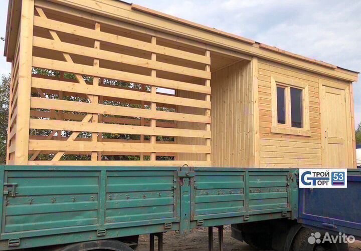 Хозблоки с дровником