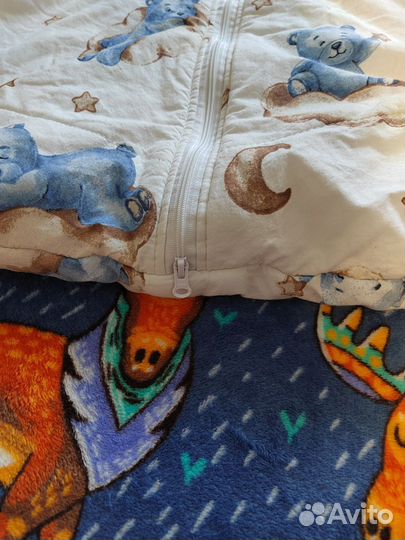 Спальный мешок одеяло детский до 116см