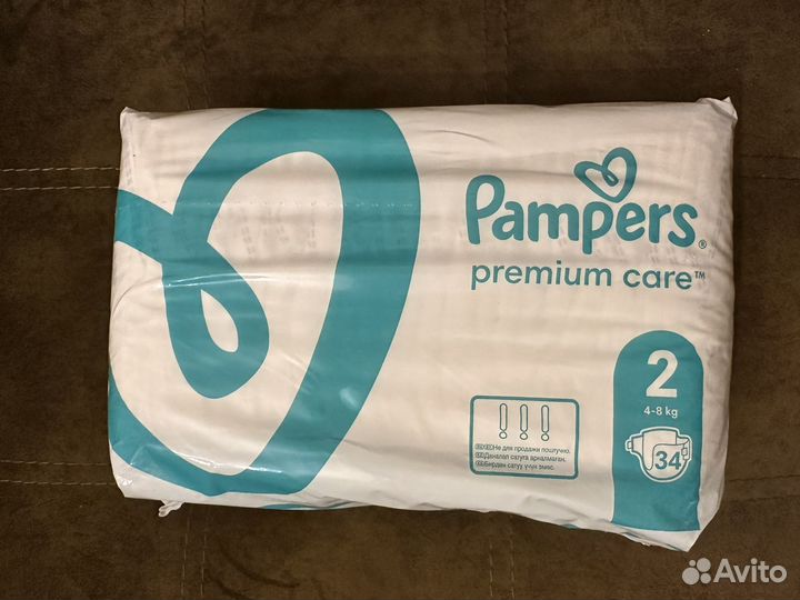 Pampers premium care 2 (34 штуки)