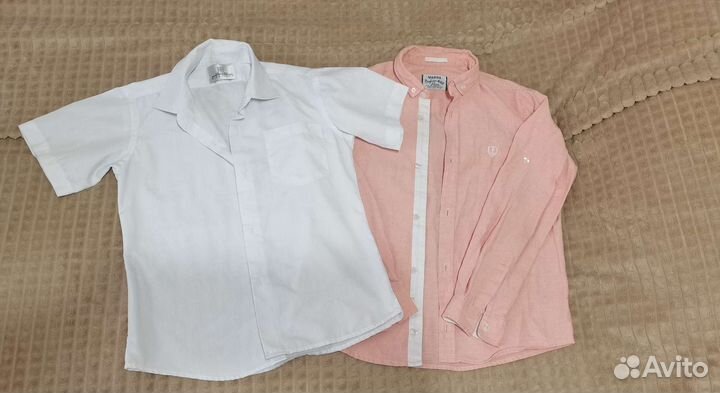 Рубашки на мальчика 134 140