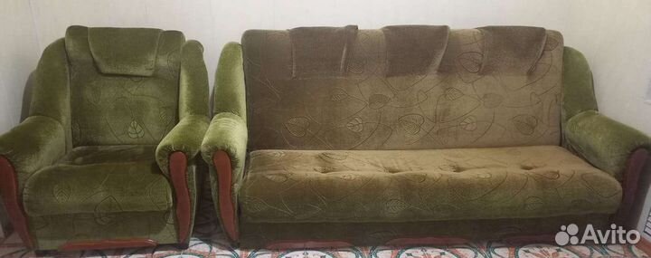 Диван и 2 кресла