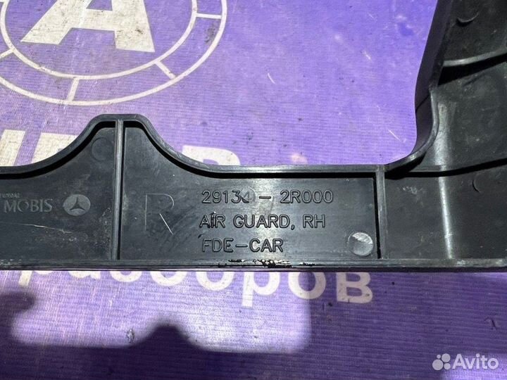 Пыльник радиатора правый Hyundai I30 G4FC 2010