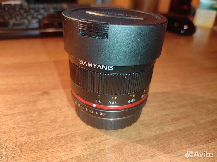 Объектив Samyang 8mm f2.8 для Samsung NX fisheye