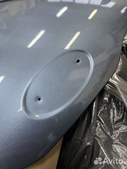 Капот Kia Rio III цвет голубой BR7