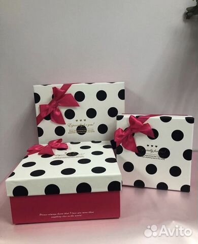 Коробки подарочные новые