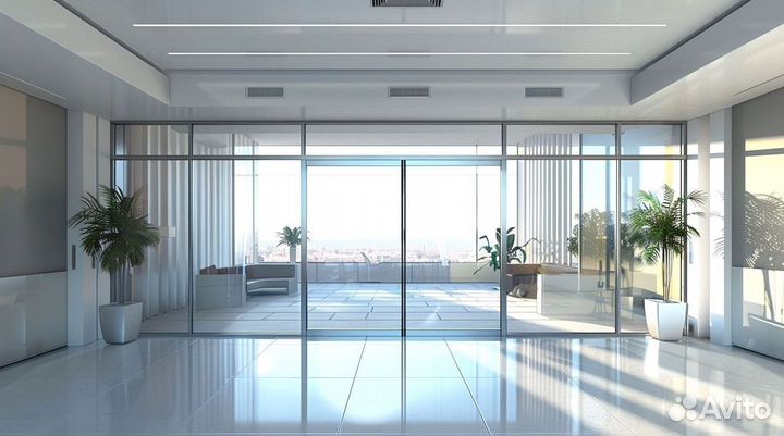 Дверь стеклянная