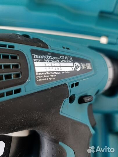 Дрель шуруповерт makita