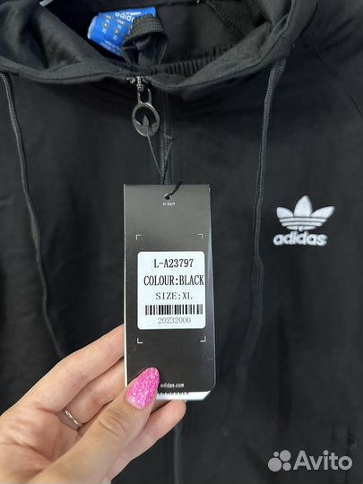 Костюм спортивный Adidas брючный с худи на молнии