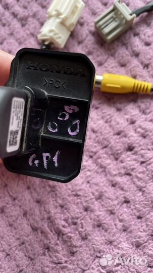 Камера заднего вида honda fit