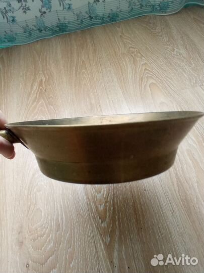 Латунный таз