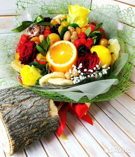 Букеты из сухофруктов,корзины из сухофруктов