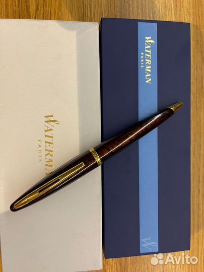 Шариковая ручка Waterman Carene, Marine Amber GT