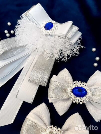 Школьные бантики ручной работы