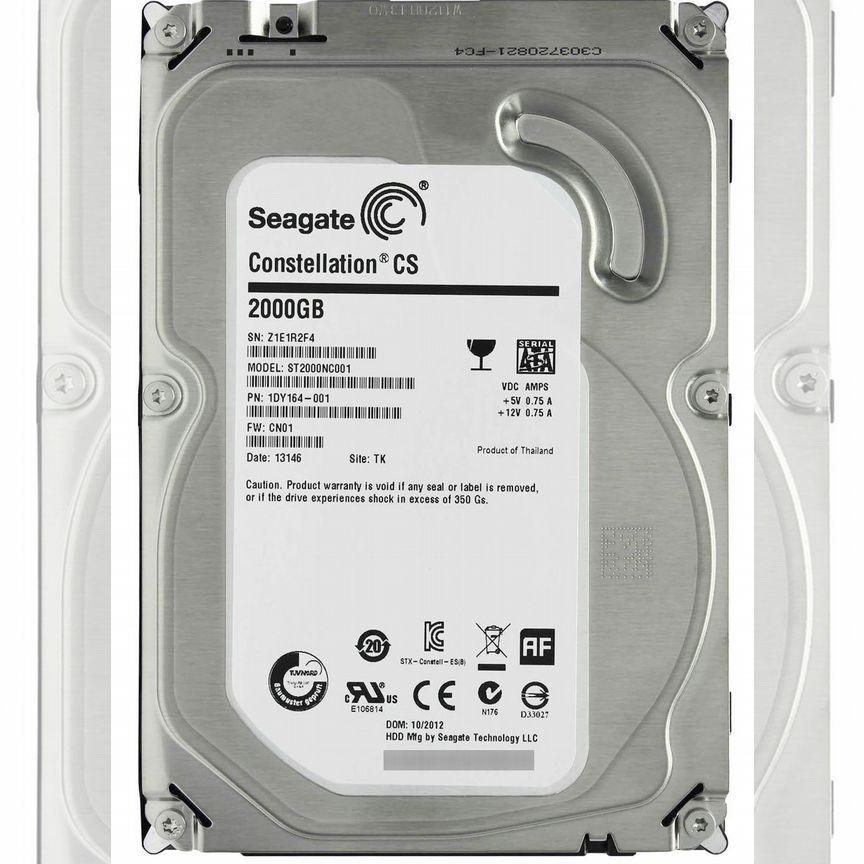 [ST2000NC001] Жесткий Диск Seagate 2tb Sata3 3,5 St2000nc001