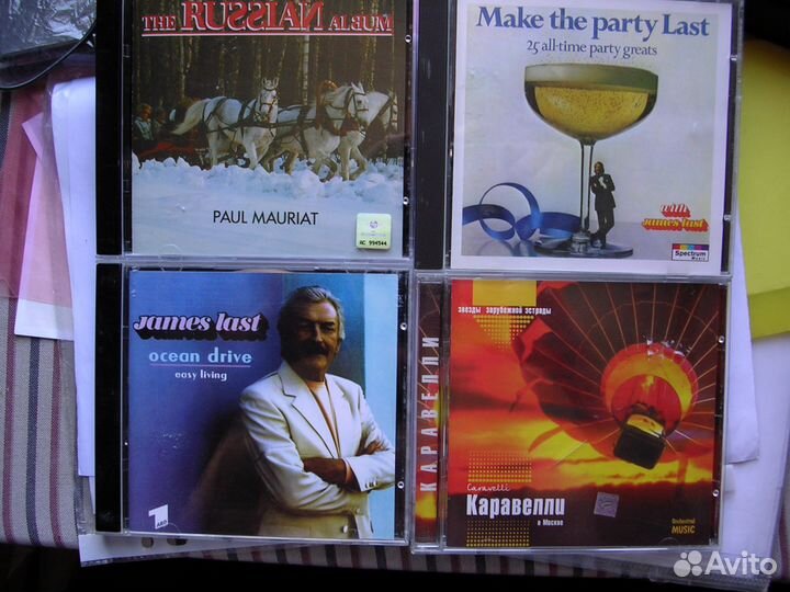 Оркестры: Пурсель, Каравелли, Мориа, Лефевр, Ласт