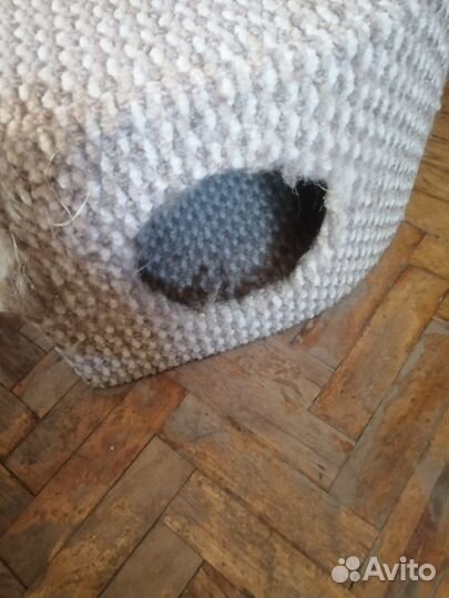 Когтеточка домик для кошки б/у