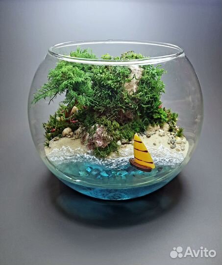 Моссариум (флорариум). Декор. Подарок