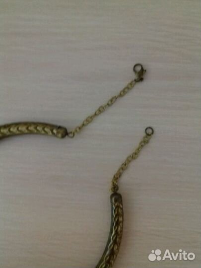 Колье металлическое под старину