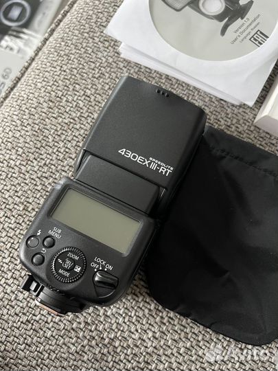Вспышка canon 430 ex III-RT. новая