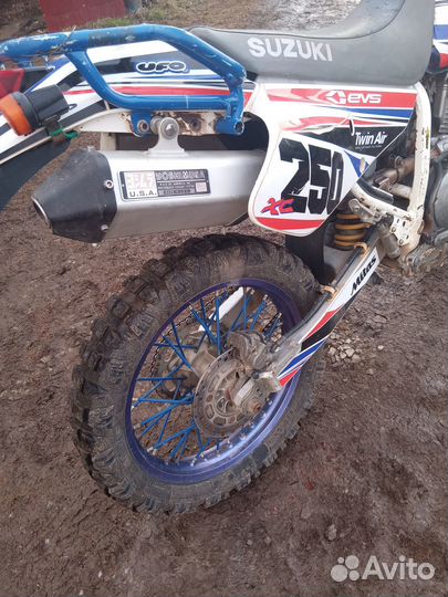 Глушитель прямоточный Suzuki Djebel 250 xc