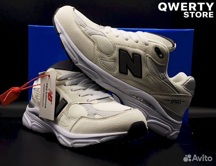 Стильный выбор: Мужские белые New Balance 990