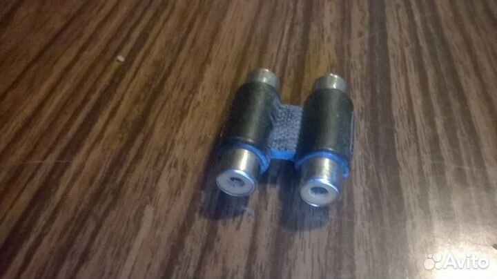 Переходник 2 RCA мама - 2 RCA мама