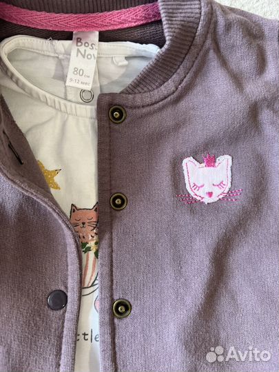 Пакет одежды на девочку 74-80