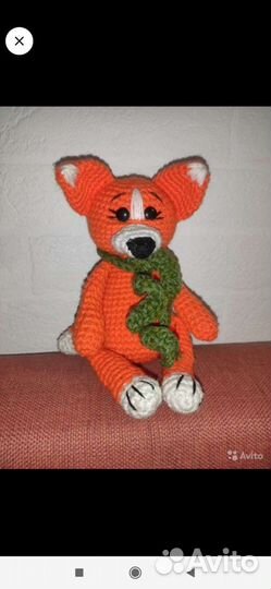 Зайка, лисенок, обезьянка ручной работы