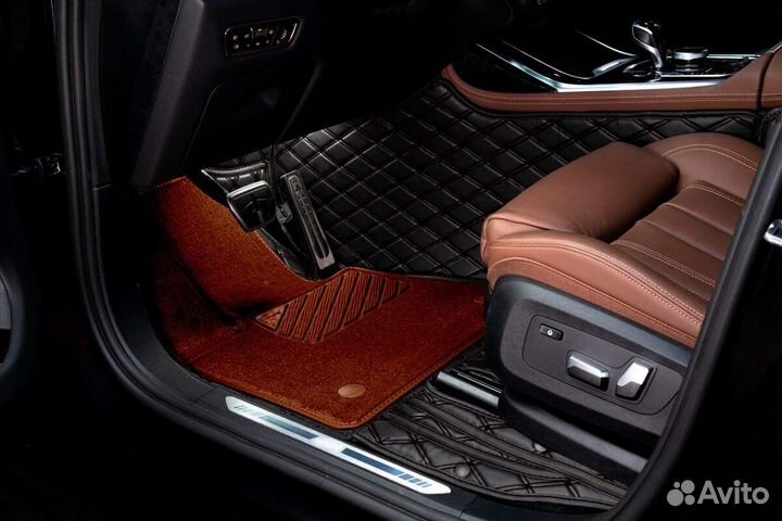 3D Коврики Range Rover Салон Багажник из Экокожи