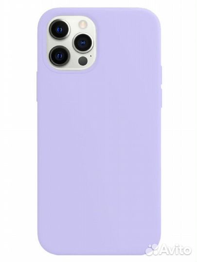 Чехол для iPhone 12 / 12 Pro Silicone Case (лаванд