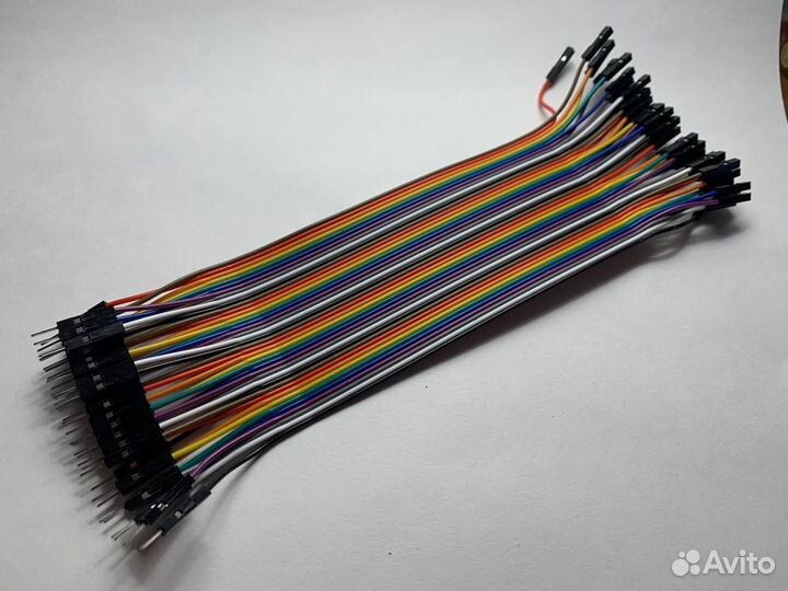Провода для макетной платы 40шт 20см (MM, MF, FF)