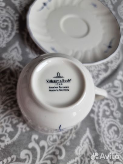 Чашка кофейная с блюдцем Люксембург villeroy boch