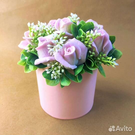 Букет цветов из мыла 