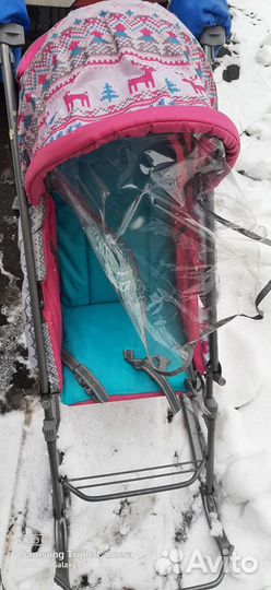 Коляска санки