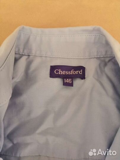 Рубашка голубая детская