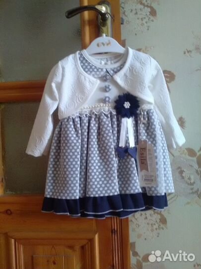 Платье + болеро рр 74-86