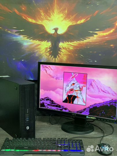 Пк hp EliteDesk 705 G1 SFF A10-7800B/4GB DDR3/SSD2