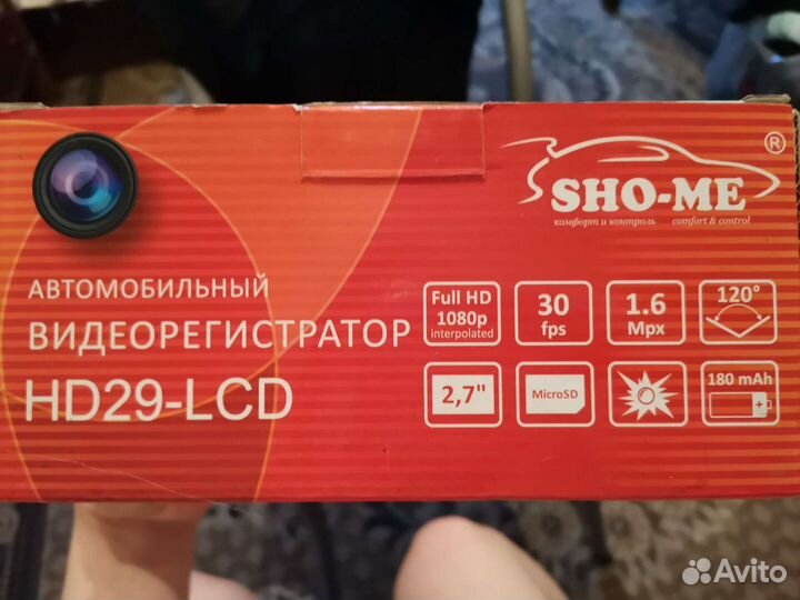 Автомобильный видеорегистратор sho-me HD29-LCD