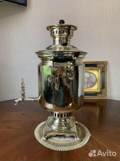 Самовар банка Царская на 9л