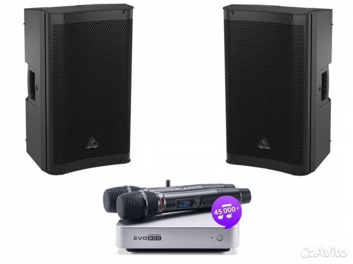 Караоке evobox plus + behringer DR112DSP
