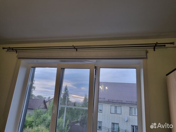 Карнизы для штор двухрядный металлический