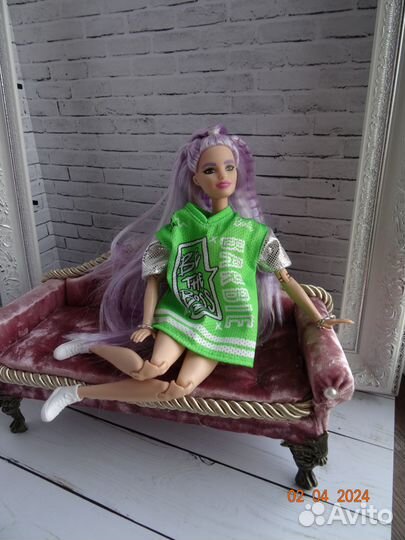 Кукла барби экстра гибрид на теле Нэко