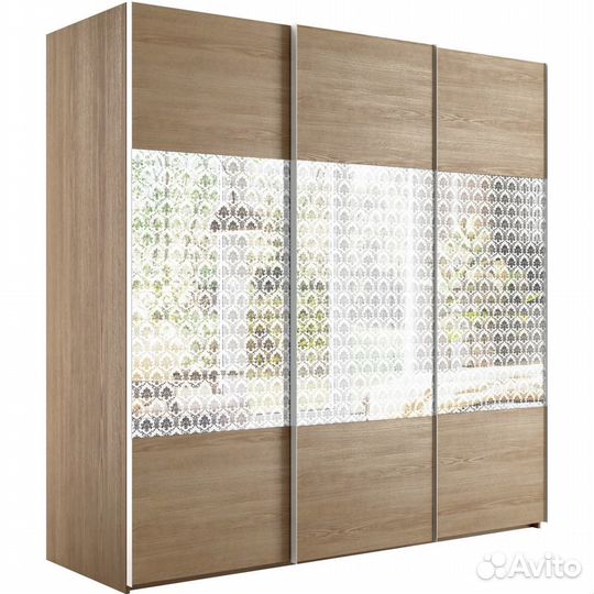 Шкаф-купе Эста 3-х дверный Комби (6 лдсп / 6 Стеко