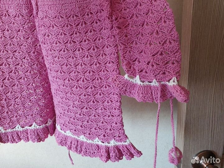 Вязаное платье на девочку